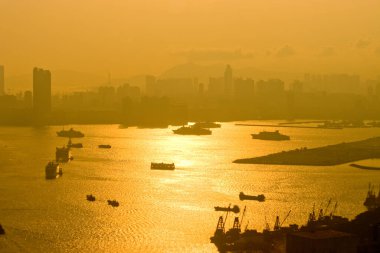 Victoria Limanı, Hong Kong Alacakaranlık Zamanı. 25 Mayıs 2007