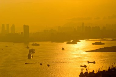 Victoria Limanı, Hong Kong Alacakaranlık Zamanı. 25 Mayıs 2007