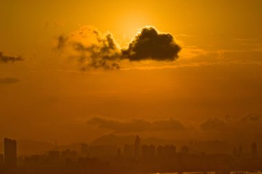 Sunset Sky Scenic Orange Sunset Gökyüzü Arkaplanı 25 Mayıs 2007