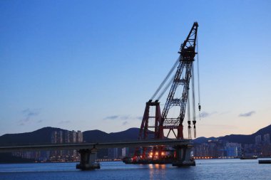  Cross Bay Link, Köprü yapım aşamasındaydı. 8 Ağustos 2020