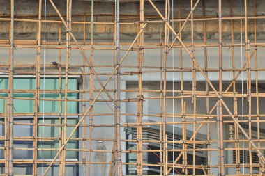 İnşaat Altında Bir Bina, Hong Kong 8 Ağustos 2020