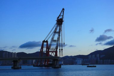  Cross Bay Link, Köprü yapım aşamasındaydı. 8 Ağustos 2020