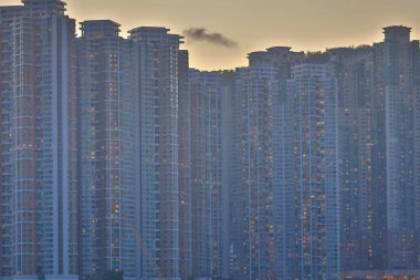  8 Ağustos 2020 'de apartman kompleksi.