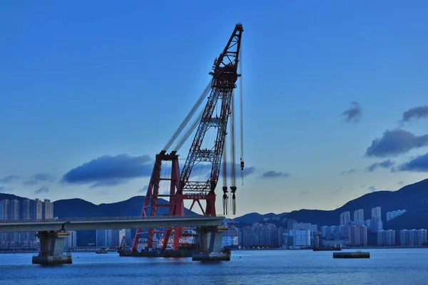  Cross Bay Link, Köprü yapım aşamasındaydı. 8 Ağustos 2020