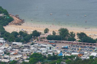 16 Haziran 2006 Hong Kong 'daki Shek O Country Park manzarası