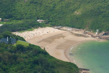 16 Haziran 2006 Hong Kong 'daki Shek O Country Park manzarası