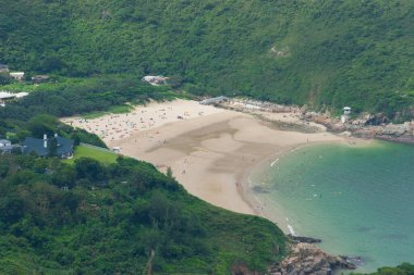 16 Haziran 2006 Hong Kong 'daki Shek O Country Park manzarası