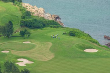 16 Haziran 2006 Hong Kong 'daki Shek O Country Park manzarası
