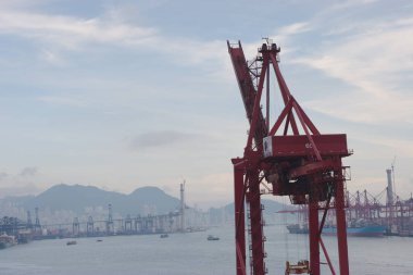 18 Haziran 2007, Hong Kong 'daki Kwai tsing bölgesi. 