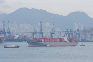 18 Haziran 2007, Hong Kong 'daki Kwai tsing bölgesi. 