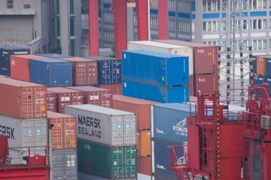 18 Haziran 2007, Hong Kong 'daki Kwai tsing bölgesi. 