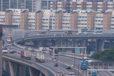 18 Haziran 2007, Hong Kong 'daki Kwai tsing bölgesi. 