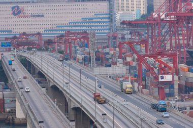 18 Haziran 2007, Hong Kong 'daki Kwai tsing bölgesi. 