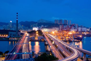 18 Haziran 2007, Hong Kong 'daki Kwai tsing bölgesi. 