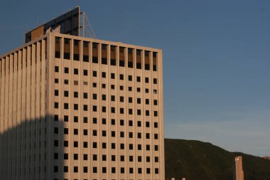 Wan Chai Hong Kong 'un işlek şehri 22 Haziran 2007