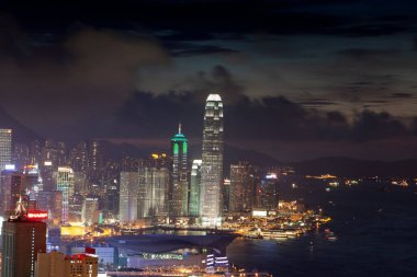 24 Haziran 2007 Hong Kong manzarası, Red Incense Burner Summitak 'tan manzara