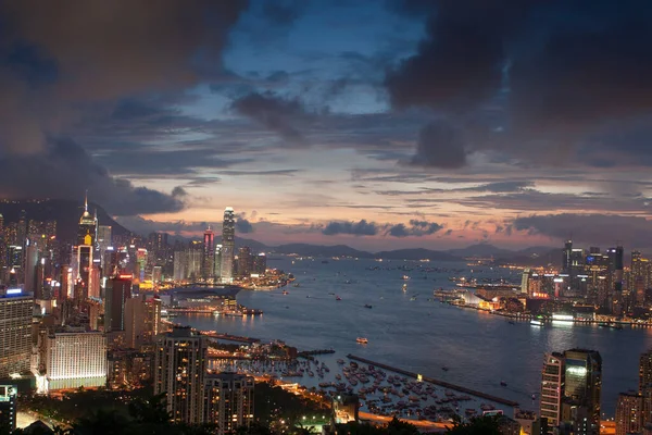 Ιουνίου 2007 Hong Kong Τοπίο Θέα Από Red Incense Burner — Φωτογραφία Αρχείου