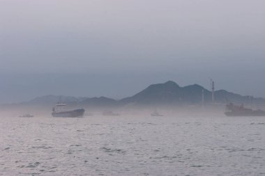 1 Eylül 2007 'de Hong Kong limanındaki gemi.