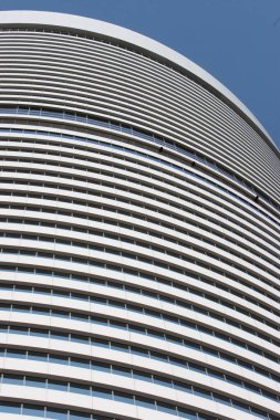 Hong Kong 'daki modern Hong Kong ofis gökdelen binası. Asya. 1 Eylül 2007