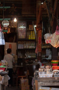 Hong Kong eski gıda deposu. Merkez 1 Eylül 2007 'de