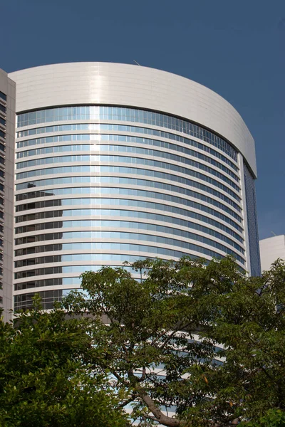 Moderne Hong Kong Kantoor Wolkenkrabber Gebouw Van Beneden Hong Kong — Stockfoto