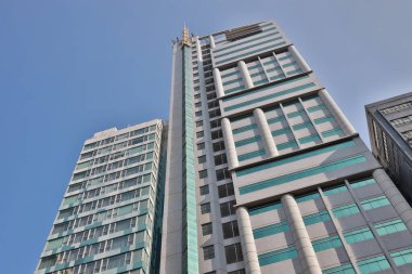 Wong Chuk Hang 'taki modern ofis ve otel, 6 Eylül 2020
