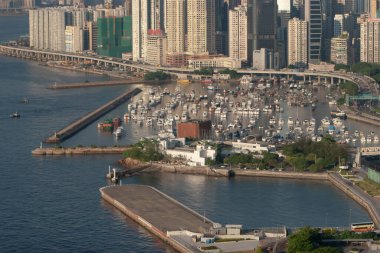 26 Temmuz 2007 Yaz mevsiminde Wan Chai bölgesi 