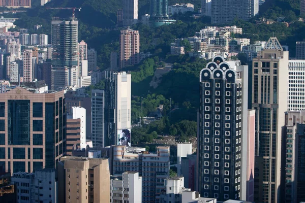 Juli 2007 Ein Wan Chai Bezirk Zur Sommerzeit — Stockfoto