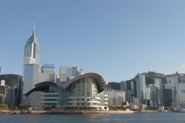 Yaz mevsiminde 3 Ağustos 2007 Hong Kong Victoria Limanı