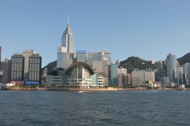 Yaz mevsiminde 3 Ağustos 2007 Hong Kong Victoria Limanı