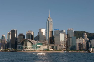 Yaz mevsiminde 3 Ağustos 2007 Hong Kong Victoria Limanı