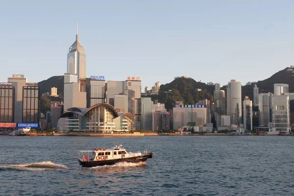 Victoria Limanı ve Kongre Merkezi, Hong Kong, Çin 3 Ağustos 2007