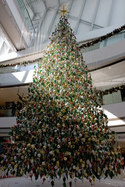 Uma Decoração Natal Centro Comercial Ifc Dez 2007 — Fotografia de Stock