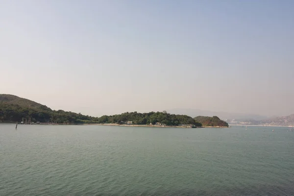 Vista Natureza Sunny Bay Beach Hong Kong Dezembro 2007 — Fotografia de Stock