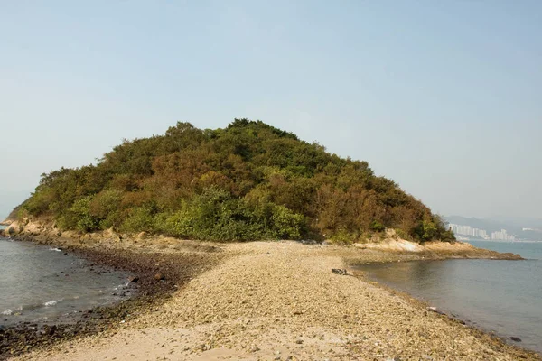 the nature view at Sunny Bay Beach, hong kong  2 Dec 2007