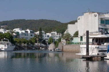 Sai Kung Hong Kong 'daki Marina Koyu. 1 Aralık 2007