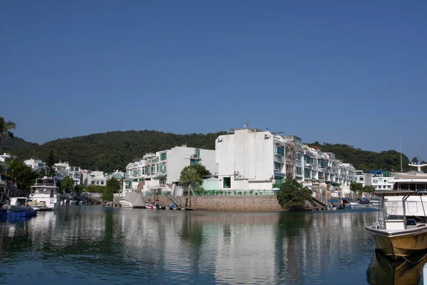 Sai Kung Hong Kong 'daki Marina Koyu. 1 Aralık 2007