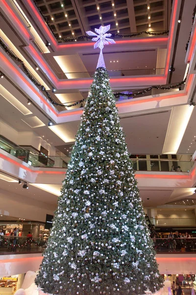 Natal Árvore Festival Andar Shopping Hong Kong Dez 2007 — Fotografia de Stock