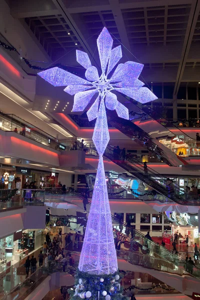 Χριστουγεννιάτικο Φεστιβάλ Δέντρων Πόδια Εμπορικό Κέντρο Χονγκ Κονγκ Δεκεμßρίου 2007 — Φωτογραφία Αρχείου