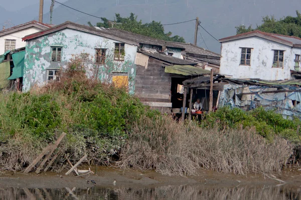 Casa Aldeia Nam Cantou Wai Yuen Longo Nov 2007 — Fotografia de Stock