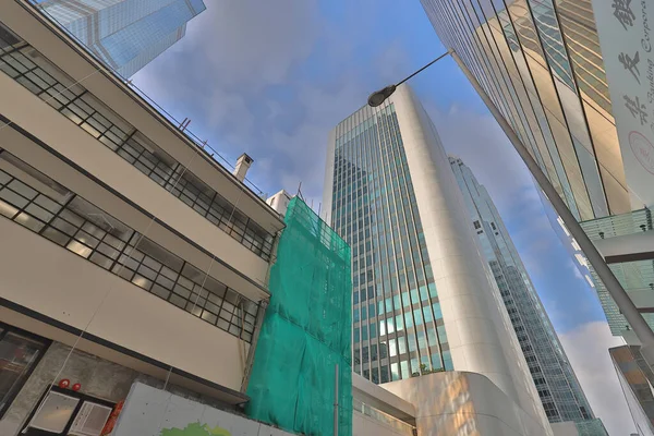 Rynek Centralny Słynny Miejski Punkt Orientacyjny Centrum Hongkong Wrz 2020 — Zdjęcie stockowe