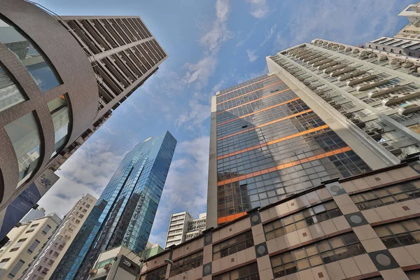 Sept 2020 Modern City Skyscrapers Sheung Wan — Stock Photo, Image