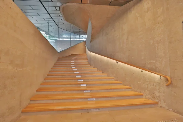 Escalera Caracol Tai Kwun Central Hong Kong Sept 2020 — Foto de Stock