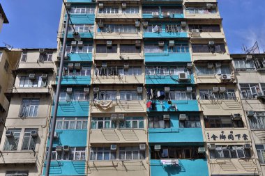 Sham Shui Po 'daki Tong Lau, KIN, H.K. 26 Ağustos 2020