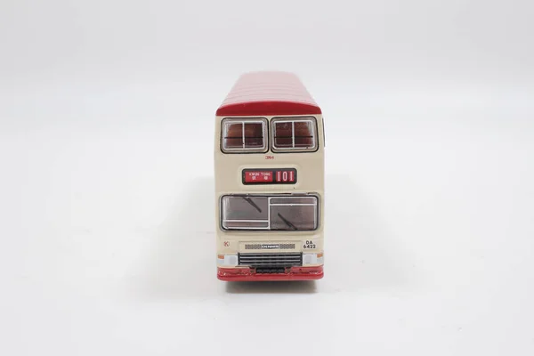 Oude Stijl Van Hong Kong Schaal Bus Model Aug 2020 — Stockfoto