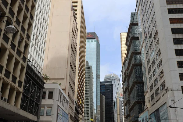 Moderne Wolkenkrabbers Central Hong Kong September 2020 — Stockfoto