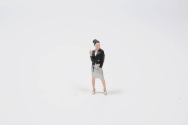 İş kadınlarının yazı tahtasındaki figürü