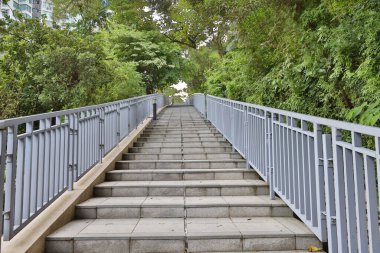  Granit bir merdiven, boş otopark 23 Eylül 2020