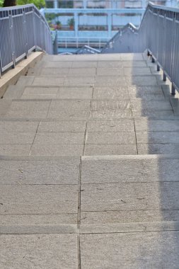  Granit bir merdiven, boş otopark 23 Eylül 2020