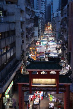 23 Eylül 2020 Bir Temple Caddesi gece pazarı, Hong Kong